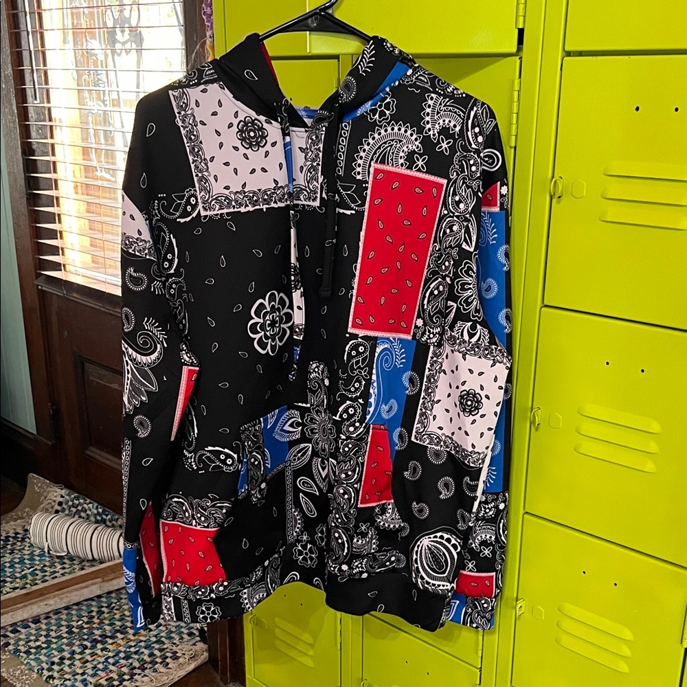 Snap Colorful Graphic Hoodie